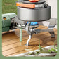Outdoor Windproof Gas Stove Portable Folding Tourist Camping Hiking Burner Safe Cassette Furnace Household Gas Cooker Cookware