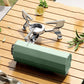 Outdoor Windproof Gas Stove Portable Folding Tourist Camping Hiking Burner Safe Cassette Furnace Household Gas Cooker Cookware