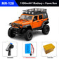 RC Crawler 4x4 Car MN128  2.4G Climbing Buggy Professional with LED Light Full Scale Remote Control Cars Toys for Boys Gift