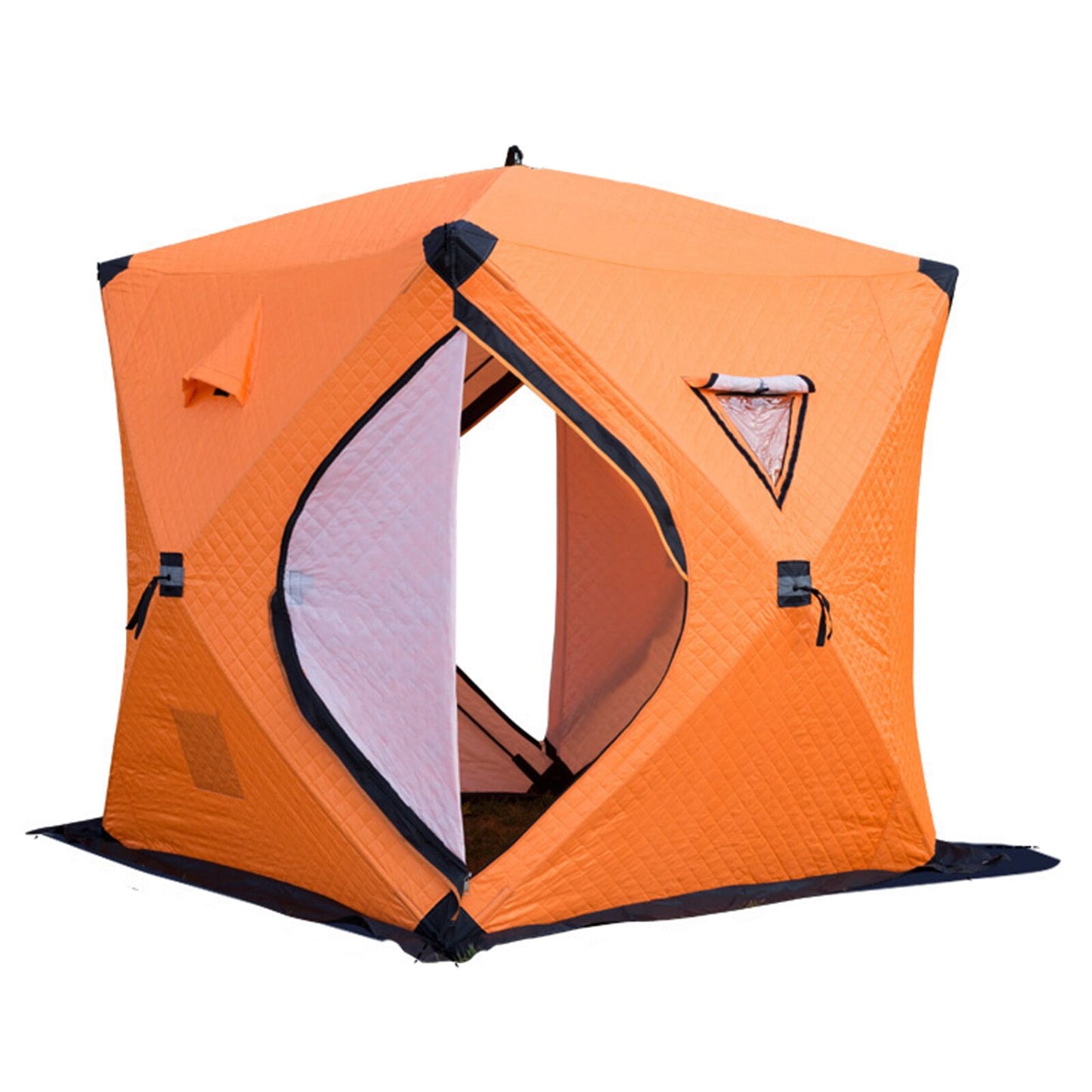 Portable Ice Fishing Shelter Easy Set-up Outdoor Fishing Tent Ice Fishing House Waterproof and Windproof Winter Camping Tent