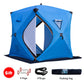 Portable Ice Fishing Shelter Easy Set-up Outdoor Fishing Tent Ice Fishing House Waterproof and Windproof Winter Camping Tent