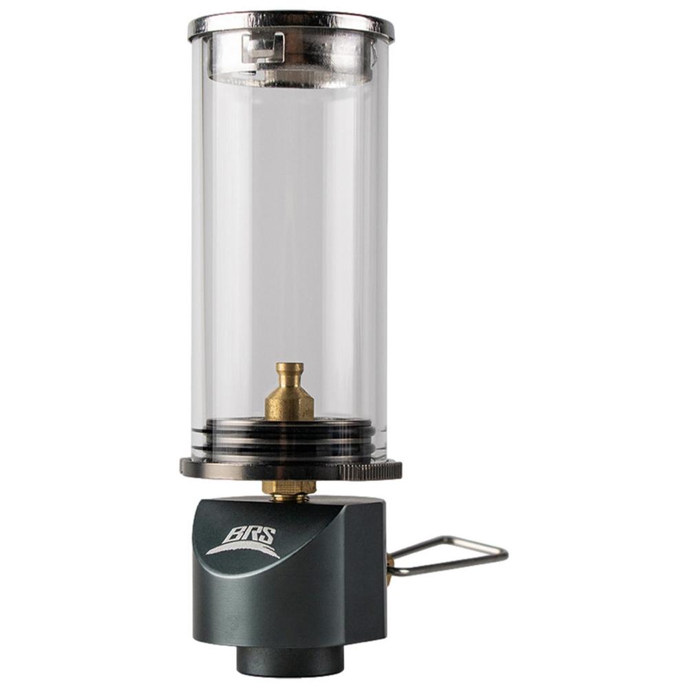 Windproof Gas Light for BRS-55 Dreamlike Candlelight Lamp Wickless Glass Shade Tent Light Burner Outdoor Camping Picnic Lamp