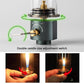 Windproof Gas Light for BRS-55 Dreamlike Candlelight Lamp Wickless Glass Shade Tent Light Burner Outdoor Camping Picnic Lamp