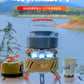 17800W Outdoor Strong Fire Burner Windproof Portable Camping Gas Stove 7 Heads Barbecue Gas Cooker Tourist Burner Camp Supplies