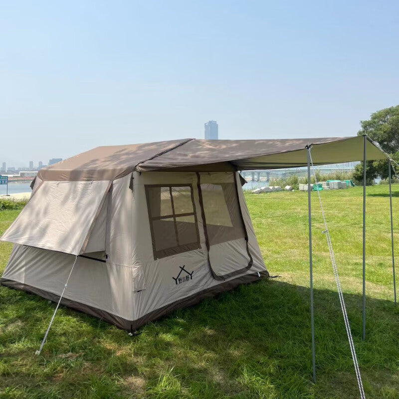 Hitooslingshot outdoor one-bedroom camping tent light luxury tent inflatable tent travel tourism (7.29) 7.29 hand pump model