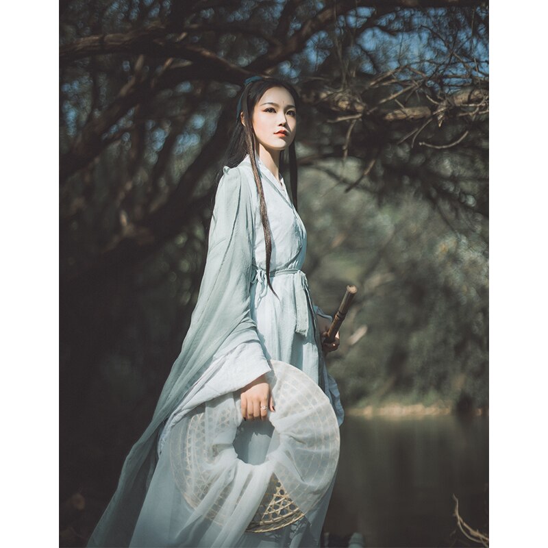 Tang Dynasty Ancient Hanfu Dress Women Swordsman National Costume Fairy Outfit Traditional Chinese Princess Stage Clothing