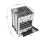 Outdoor Tourism Stainless Steel Square Wood Stove BBQ Grill Picnic Stove Charcoal Folding Grill High temperature Durability