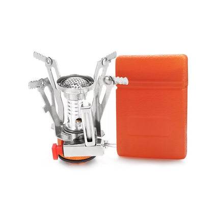 Mini Gas Stove Outdoor Folding Tourist Burner Portable Furnace Picnic Cooking Split Stoves Cooker Gas Burner Camping Supplies