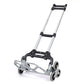 Six-wheel climbing artifact folding aluminum alloy luggage cart shopping cart grocery cart pull rod cart home