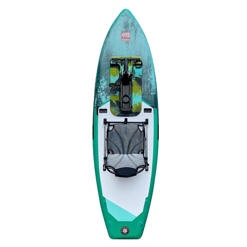 Pedal inflatable boat paddling board surfboard surfboard inflatable board Luya boat TPU surfboard