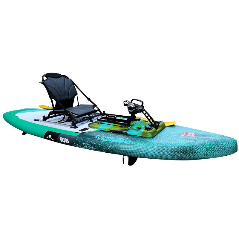 Pedal inflatable boat paddling board surfboard surfboard inflatable board Luya boat TPU surfboard