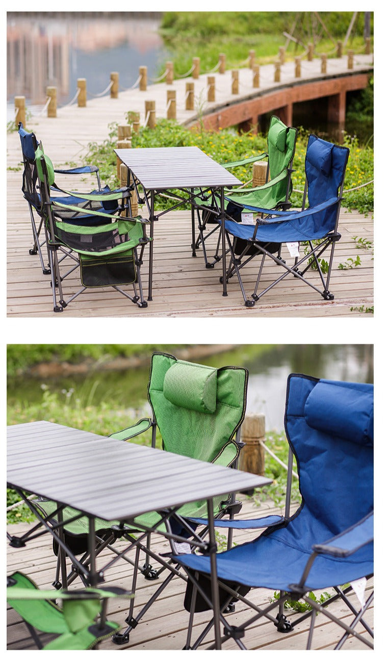 Manufacturer direct selling outdoor folding chair beach chair reclining chair portable camping picnic chair leisure fishing chair director chair