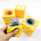 12 pieces, creative decompression cute cheese mouse cup pinching music squeezing vent squirrel cup decompression toy