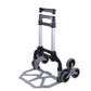 Six-wheel climbing artifact folding aluminum alloy luggage cart shopping cart grocery cart pull rod cart home