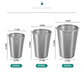 4PCS/lot 10-16oz Outdoor Camping Tableware Travel Cups Set Stainless Steel leather case Drinking Glasses Beer Cup cold drink cup