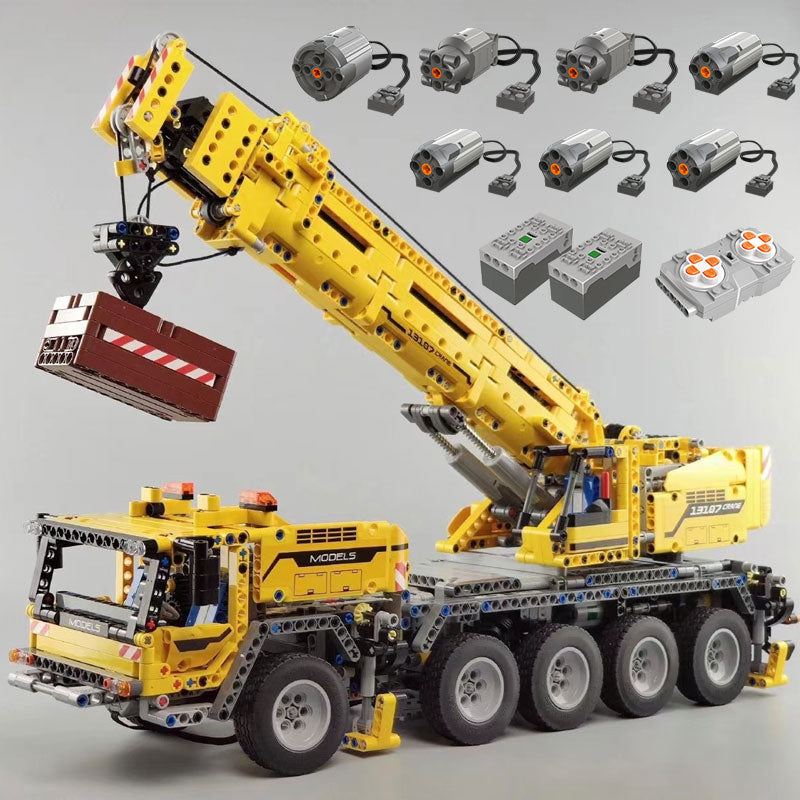Technical Car Excavator APP Remote Control Moter Power T4001 Bricks Building Blocks Engineering Truck Toys Kids Moc Sets Gift