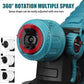 1000ML 1500W Cordless Electric Spray Gun 3Nozzle Flow Control Airbrush High Power Paint Sprayer Airbrush For Makita 18V Battery