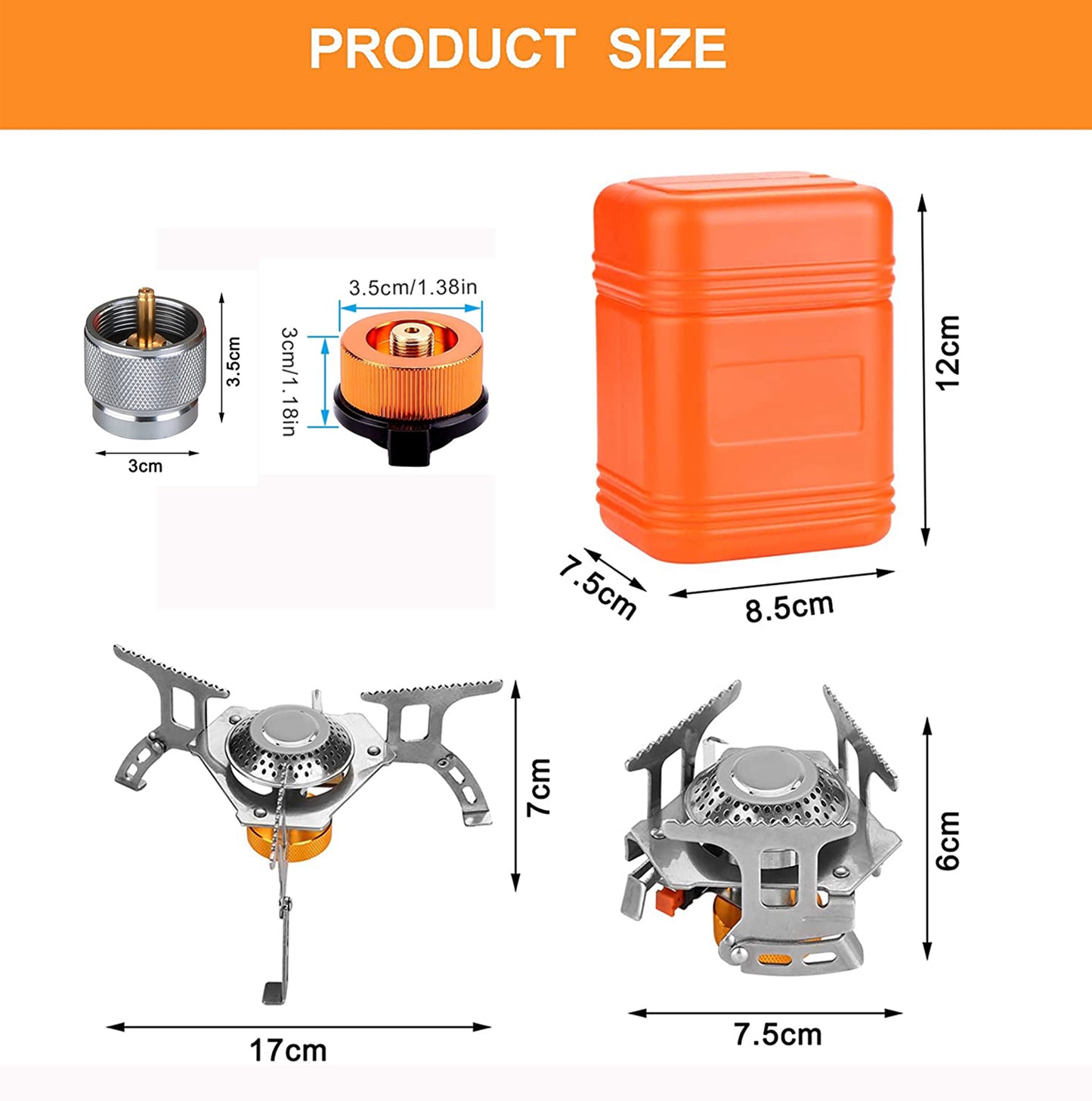 Camping Gas Stove Portable Gas Burner Tourism Picnic Strong Fire Burner Survival Equipment Outdoor Accessories Camping Supplies