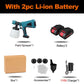 1000ML 1500W Cordless Electric Spray Gun 3Nozzle Flow Control Airbrush High Power Paint Sprayer Airbrush For Makita 18V Battery
