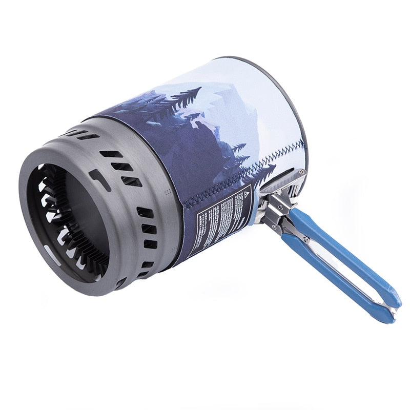 Portable Outdoor Camping Stove Micro Regulator Valve Electric Jet Burners Pot Bowl Set X5 Polaris