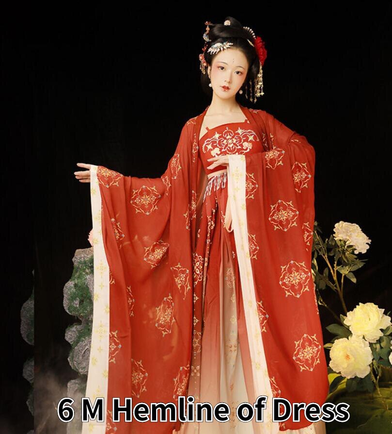 Hanfu Women Qing Dynasty Costumes Ancient Hanfu Chinese Traditional Dress Princess Fairy Dance Clothing for Cosplay Performance