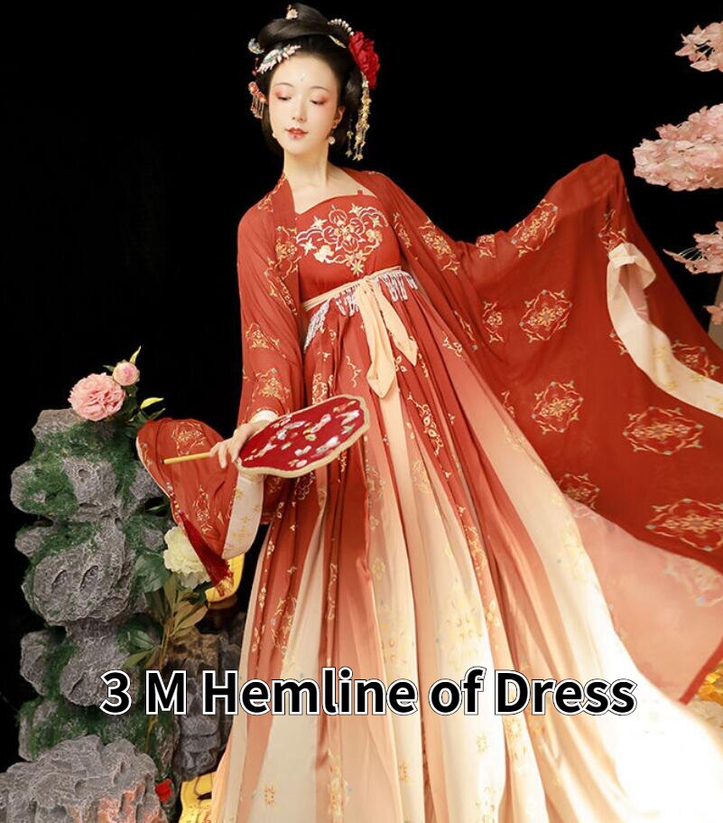 Hanfu Women Qing Dynasty Costumes Ancient Hanfu Chinese Traditional Dress Princess Fairy Dance Clothing for Cosplay Performance
