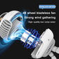 Cartoon UFO Portable Bladeless Safety Baby Stroller Fan USB Rechargeable Silent Outdoor Mini Handheld Small Folding Fan for Home
