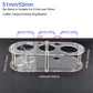 1-7Pcs 51mm/53mm/58mm Adjustable 3Angle Flat Base Coffee Tamper Powder Needle Clean Brush With Transparent Stand Accessories