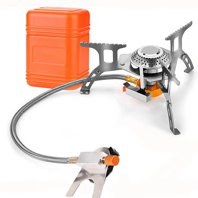 Camping Gas Stove Portable Gas Burner Tourism Picnic Strong Fire Burner Survival Equipment Outdoor Accessories Camping Supplies