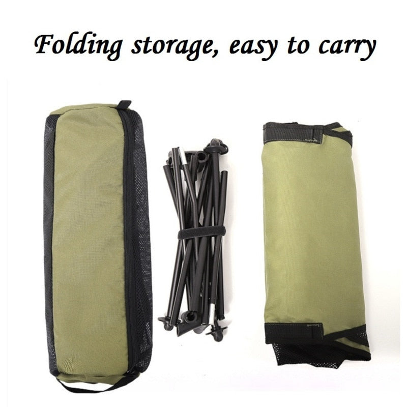 New Upgraded Outdoor Folding Chair Ultralight Aluminiu Alloy Camping Chair 150KG High Load Fishing Chair Beach Garden BBQ Chair
