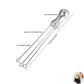 1-7Pcs 51mm/53mm/58mm Adjustable 3Angle Flat Base Coffee Tamper Powder Needle Clean Brush With Transparent Stand Accessories