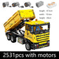 Technical Car Excavator APP Remote Control Moter Power T4001 Bricks Building Blocks Engineering Truck Toys Kids Moc Sets Gift