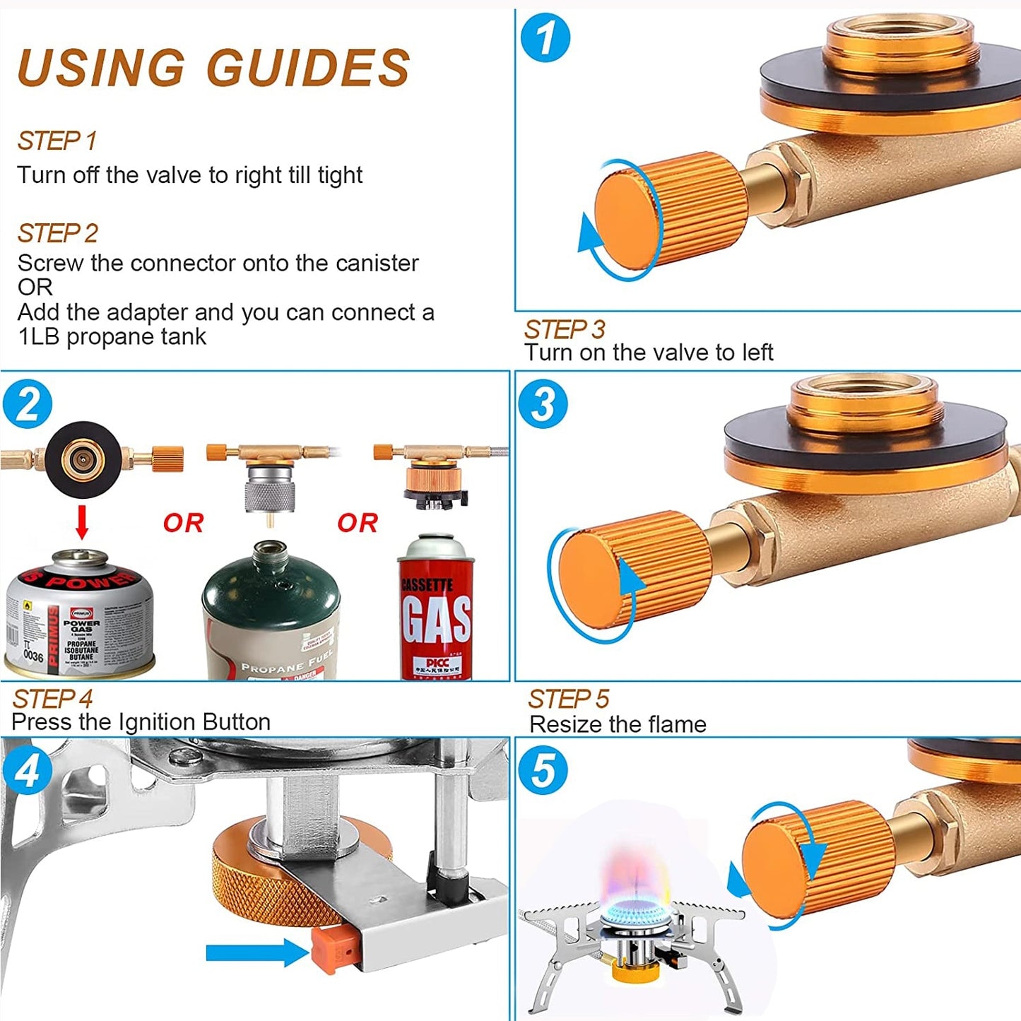 Camping Gas Stove Portable Gas Burner Tourism Picnic Strong Fire Burner Survival Equipment Outdoor Accessories Camping Supplies