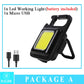 Mini LED Working Light Portable Pocket Flashlight USB Rechargeable Key Light Lantern Camping Outside Hiking COB Lantern