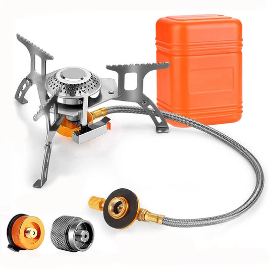 Camping Gas Stove Portable Gas Burner Tourism Picnic Strong Fire Burner Survival Equipment Outdoor Accessories Camping Supplies