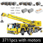 Technical Car Excavator APP Remote Control Moter Power T4001 Bricks Building Blocks Engineering Truck Toys Kids Moc Sets Gift