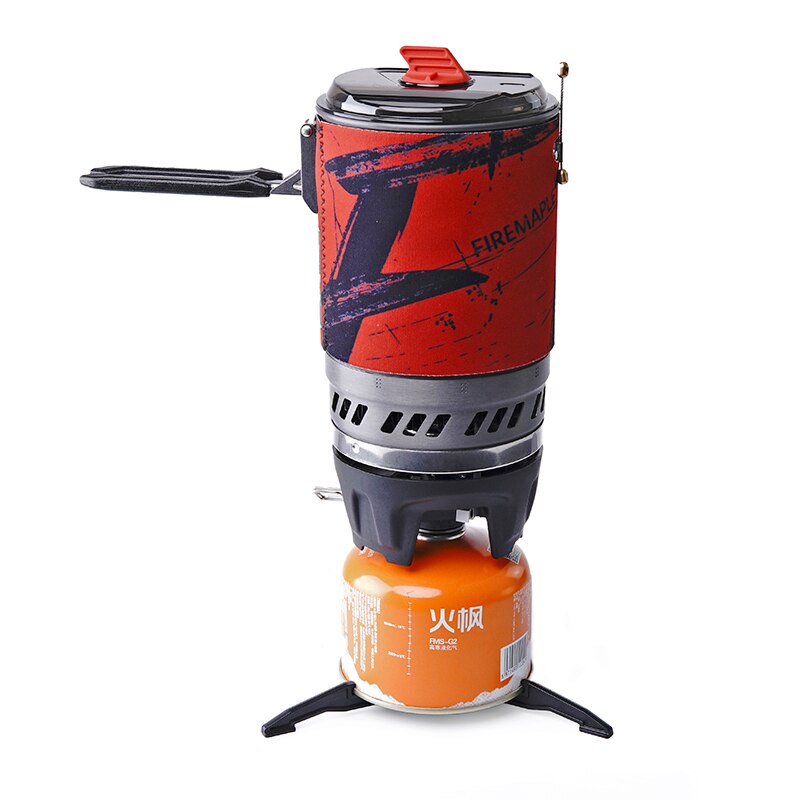 Portable Outdoor Camping Stove Micro Regulator Valve Electric Jet Burners Pot Bowl Set X5 Polaris