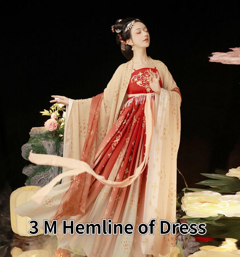 Hanfu Women Qing Dynasty Costumes Ancient Hanfu Chinese Traditional Dress Princess Fairy Dance Clothing for Cosplay Performance