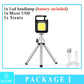 Mini LED Working Light Portable Pocket Flashlight USB Rechargeable Key Light Lantern Camping Outside Hiking COB Lantern