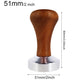 1-7Pcs 51mm/53mm/58mm Adjustable 3Angle Flat Base Coffee Tamper Powder Needle Clean Brush With Transparent Stand Accessories