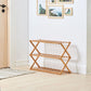 4-Tire Outdoor Rack Camping Picnic Portable Multi-functional Folding Table Multi-layer Bamboo Rack