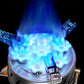 7-head Camping Wind Proof Gas Burner Outdoor Strong Fire Stove Heater Tourism Equipment Supplies Tourist Kitchen Survival Trips