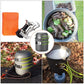 10PCS Camping Cookware Mess Kit with Mini Stove, Bracket Knife Fork Spoon, Stainless Steel Cup for Outdoor Camping Hiking Picnic