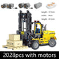 Technical Car Excavator APP Remote Control Moter Power T4001 Bricks Building Blocks Engineering Truck Toys Kids Moc Sets Gift