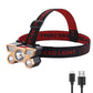5 LED Built in 18650 Battery Headlamp USB Rechargeable Portable Flashlight Lantern Headlamp Outdoor Camping Headlight