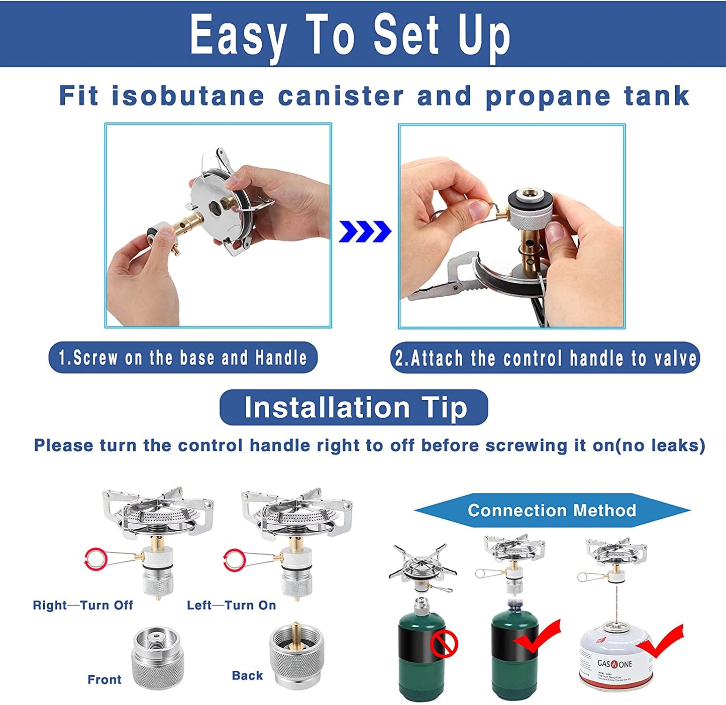 3000t Portable Integrated Outdoor Gas Burner Disc Burner Picnic Camping Kitchen Camp Gas Tourist Stove Camp Cooking Supplies  BR