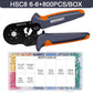 Tubular Terminal Crimping Tools Mini Electrical Pliers HSC8 6-4 0.25-10mm² 23-7AWG 6-6 0.25-6mm² High Precision Clamp Sets