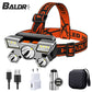 5 LED Built in 18650 Battery Headlamp USB Rechargeable Portable Flashlight Lantern Headlamp Outdoor Camping Headlight