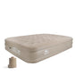 Outdoor tent air mattress with raised air mattress