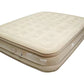 Outdoor tent air mattress with raised air mattress
